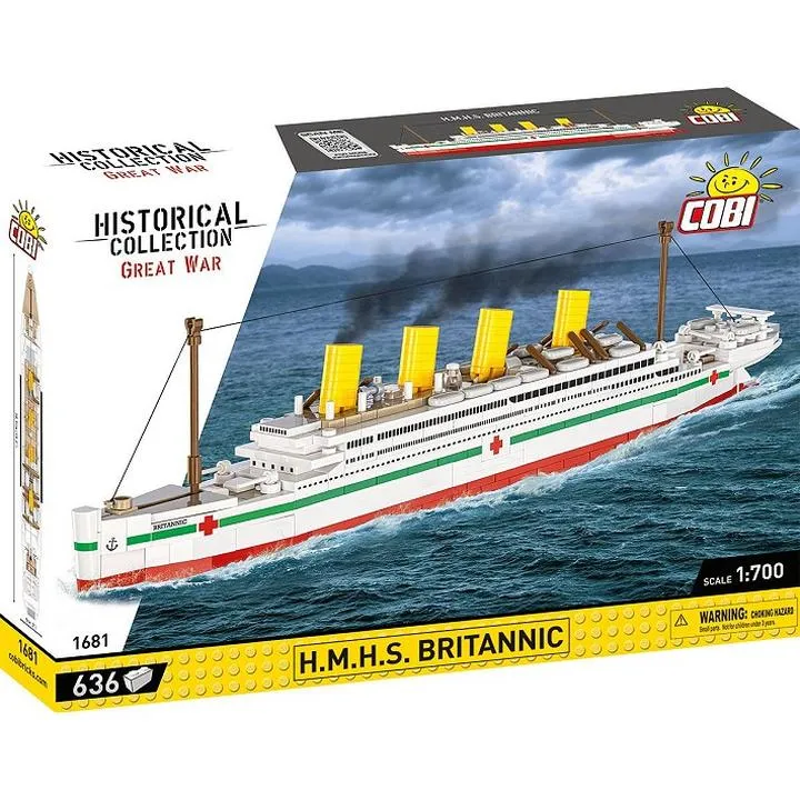 Odkryj niezwykłe cechy modelu COBI inspirowanego H.M.H.S. Britannic