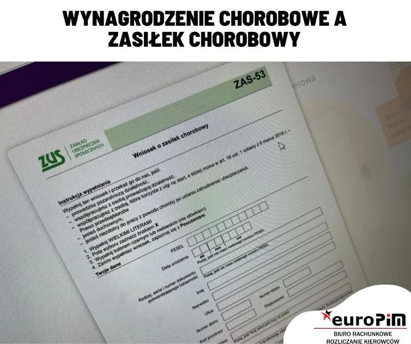 Dokumenty do zasiłku ZUS