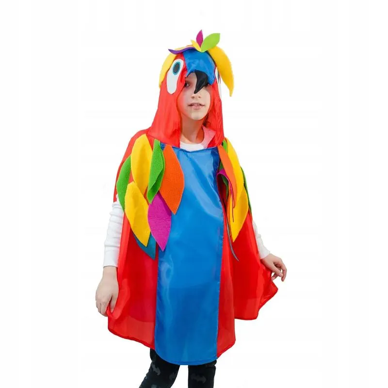 Materiały do kostiumu papugi